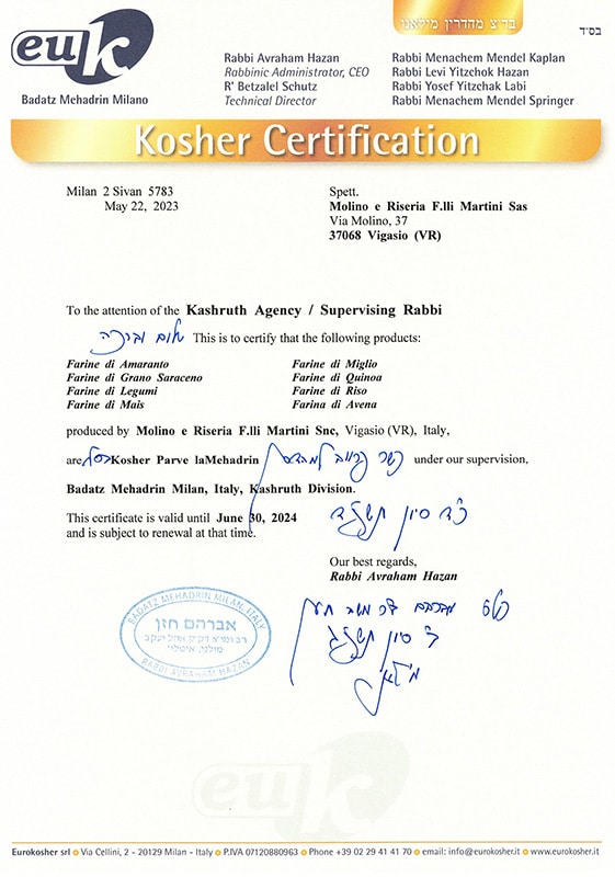 la-veronese-kosher-certification-2023